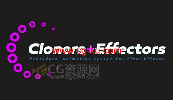 AE脚本Cloners + Effectors v1.2.8图层复制克隆动画工具的图片1