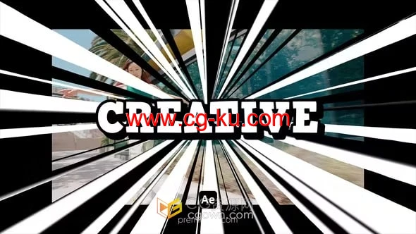 32种卡通快速漫画标题-AE与PR模板的图片1