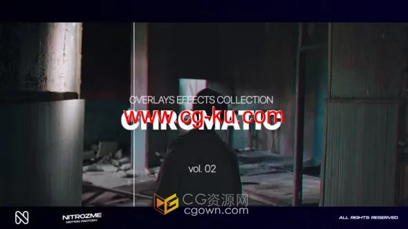 色差元素色彩效果叠加-AE模板免费下载的图片1