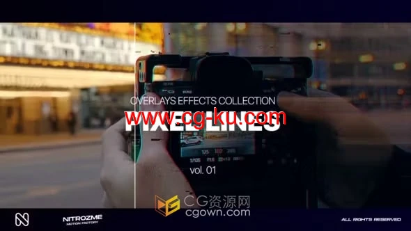 AE模板-像素排序效果叠加集合卷Vol. 01的图片1