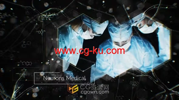 AE模板-健康医学幻灯片高科技制药企业宣传医学教育视频的图片1