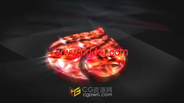 AE模板-闪闪发光别致奢华珠宝广告钻石标志婚礼服务品牌LOGO的图片1