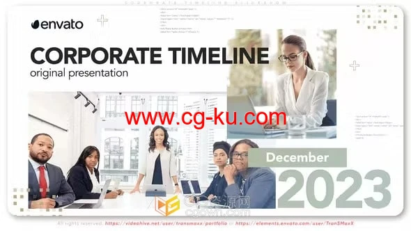 AE模板-公司时间表幻灯片商业活动开场白聚会论坛视频演示的图片1