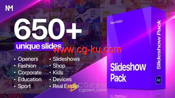650+超级全面场景适合各种主题宣传视频制作包装AE模板的图片1