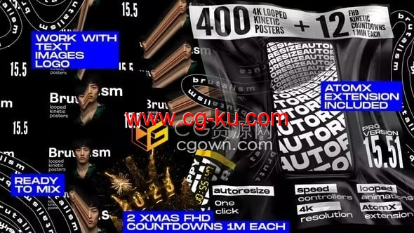 AE/PR扩展脚本汉化版AtomX 3.0.8 附加40多套预设包 AE/PR扩展脚本汉化版AtomX 3.0.8 附加40多套预设包的图片6