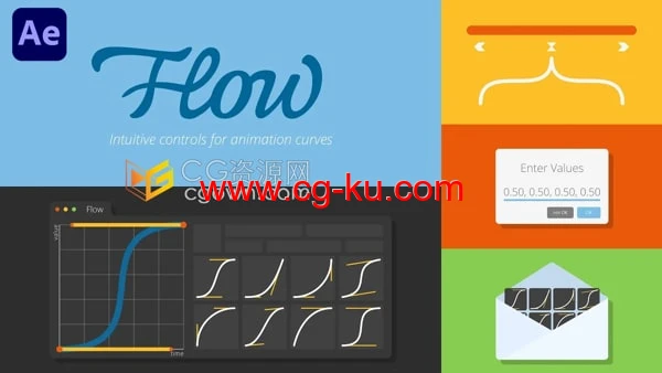 AE脚本Flow v1.5.0关键帧缓动曲线编辑器工具的图片1