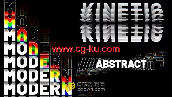 现代动力学标题创意版式动态海报-AE模板的图片1