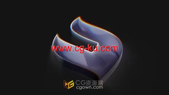 AE模板-辉光轮廓描边光线绘制光滑标志动画的图片1