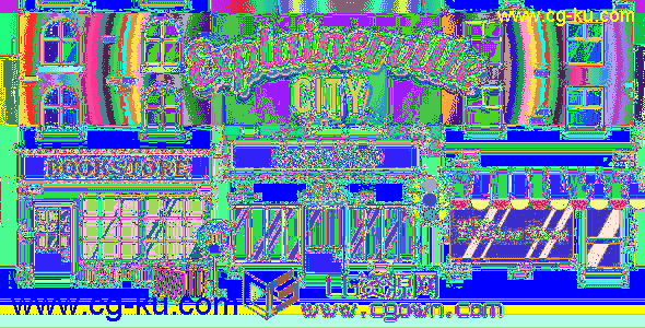 建立自己的卡通风格城市VideoHive Explainerville City AE模板的图片1