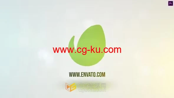 PR模板-优雅简约切割拼接LOGO动画的图片1