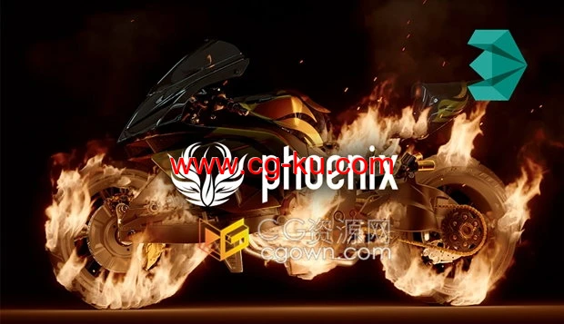 3ds Max 2024插件PhoenixFD V5.20.00火凤凰流体动力学的图片1