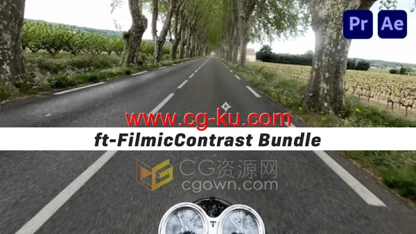 AE/PR插件ft-Filmic Contrast Bundle v1.0简化视频调色分级工具的图片1