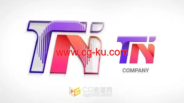 Business Logo PR模板公司企业品牌标志演绎动画视频片头的图片1