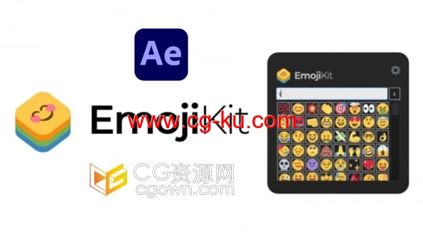 AE脚本EmojiKit v1.0一键生成Emoji表情动画工具的图片1