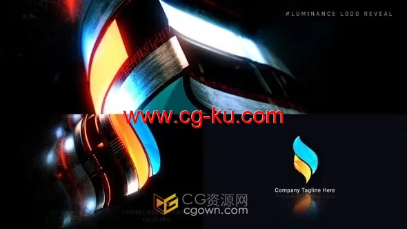 优雅明亮三维LOGO独特的史诗开场-AE模板的图片1