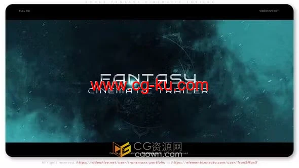 AE模板-烟雾奇幻大片神秘电影预告片的图片1