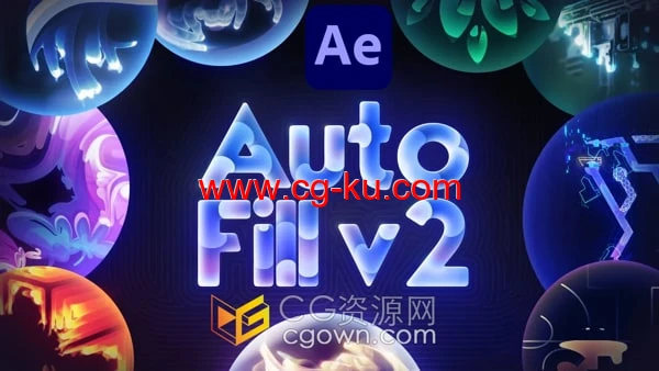 AE插件AutoFill v2.0.0图层边界自动填充生长路径动画的图片1