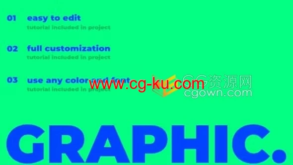 FCPX插件10组加粗鲜艳文字标题动画Color Bold Titles的图片1