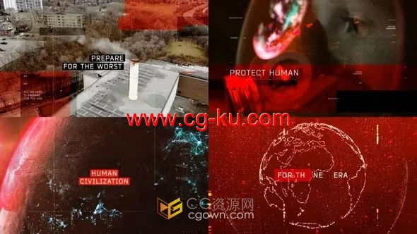 AE模板-人工智能技术公司宣传片企业活动视频幻灯片的图片1