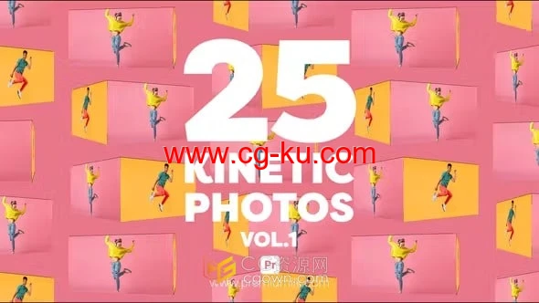 25种创意3D艺术动力学图像照片展示动画-PR模板的图片1