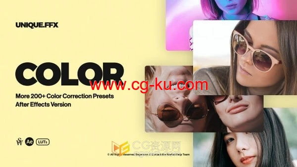 高达8K分辨率205种适用各种主题的调色AE预设文件下载的图片1