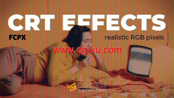 FCPX插件旧电视屏幕复古故障画面特效CRT TV Effects的图片1