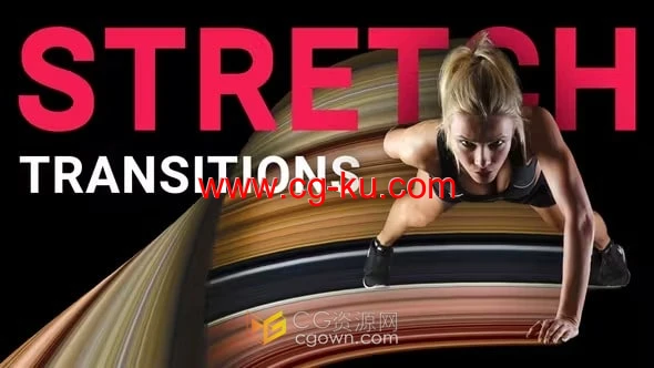 FCPX插件10组拉伸扭曲转场过渡Stretch Transitions的图片1