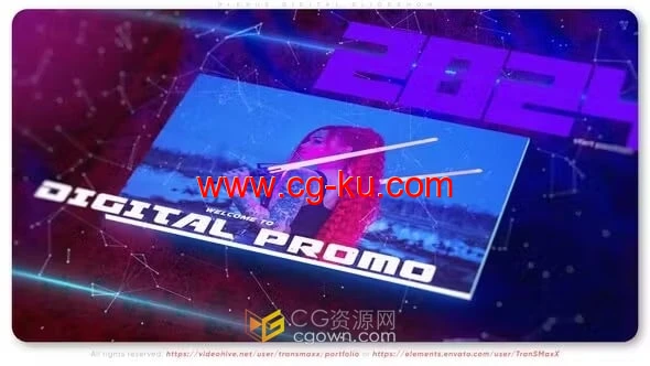 AE模板-Plexus数字幻灯片工程医疗科技企业视频演示的图片1