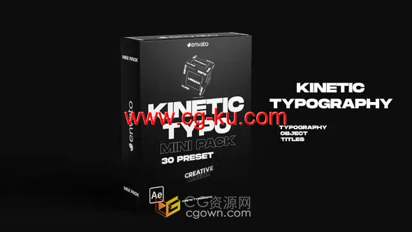 创意排版文本动画Kinetic Typography Mini Pack-AE模板的图片1