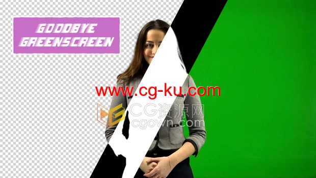 AE/PR插件Goodbye Greenscreen v1.10.5 AI智能背景遮罩颜色键控抠像的图片1
