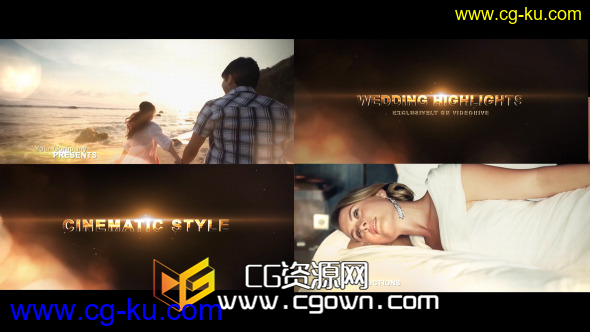 婚礼花絮 – 预告片 Videohive Wedding Highlights – Trailer AE模板的图片1