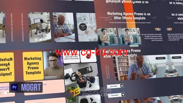 企业场景元素数字媒体公司代理机构营销推广视频-PR模板的图片1