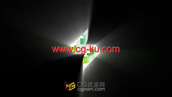 液体颜料注入标志飞溅溶解定版LOGO动画-AE模板的图片1