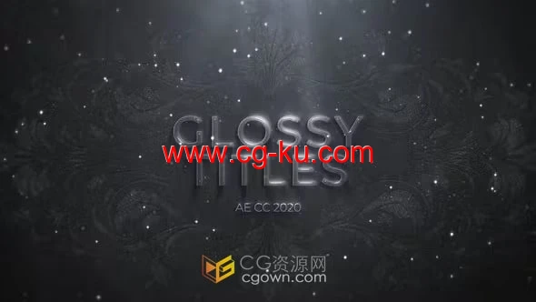 奢华光面浪漫闪亮粒子皇家宫廷艺术风格宣传标题-AE模板的图片1