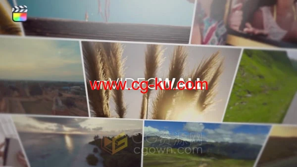 FCPX插件51种照片排版视频墙展示动画样式预设mVideowall的图片1
