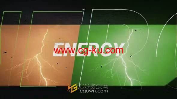 体育揭幕战健身运动开场视频片头动画AE模板的图片1