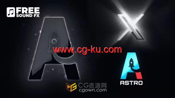 电影感光效效果LOGO动画视频片头AE模板下载的图片1