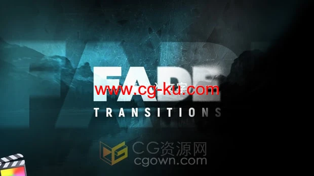 中文版FCPX插件50种黑场过渡淡入淡出渐变阴影视频转场效果预设的图片1