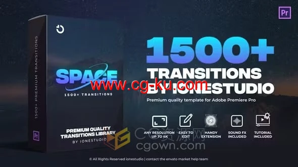 1500多种视频剪辑转场过渡特效动画PR脚本AtomX预设包Premiere的图片1