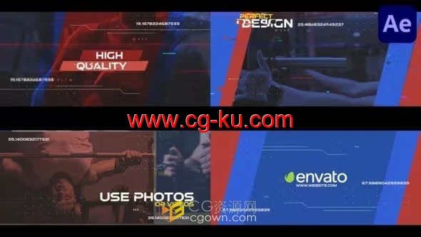 运动竞技健身宣传球队联赛巅峰对战体育视频制作-AE模板的图片1