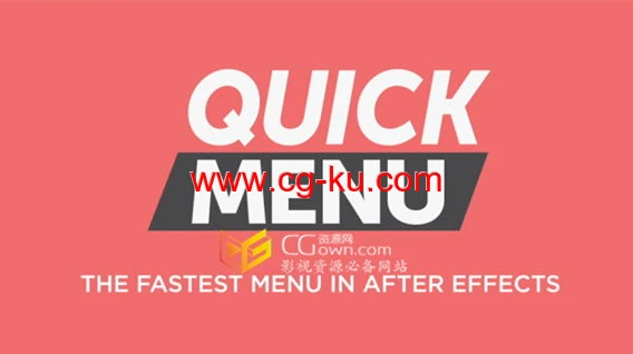 AE脚本Quick Menu v3.1.0快速启动菜单与查找工具的图片1