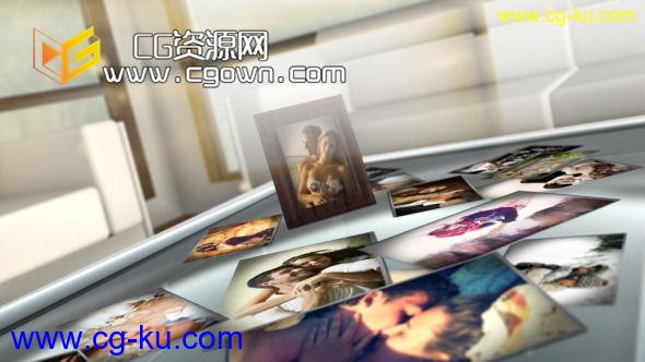 爱的甜蜜相框相册 Videohive Love photo frames AE模板的图片1