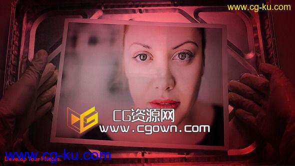 照片冲印真实过程展示 VideoHive Photo Developing Lab AE模板的图片1
