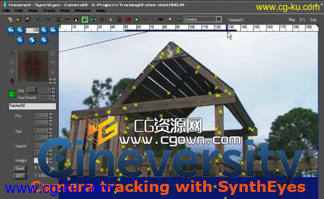 SynthEyes与c4d镜头反求工作教程 Cineversity Camera tracking with SynthEyes的图片1