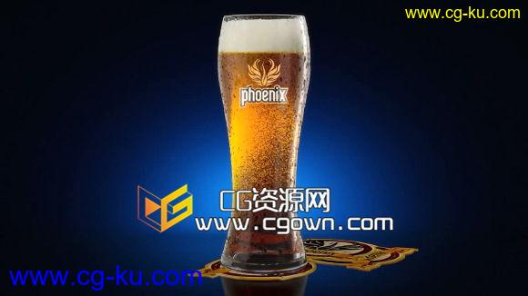 3ds Max使用Phoenix FD插件模拟创建一个逼真的倒啤酒教程的图片1