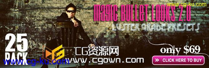25组好莱坞电影主流调色预设 Luster Grade Presests for Magic Bullet Looks的图片1