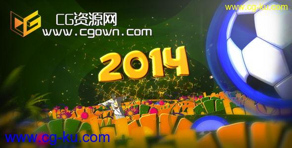 2014年巴西世界怀足球广播包 Videohive Brazil Soccer 7851291 AE模板的图片1