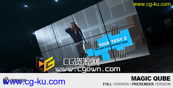 鼓舞人心 企业演示 视频展示 Videohive Magic Qube AE模板的图片1