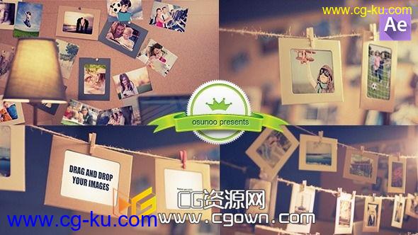 纪念日 回忆相册 家庭聚会 美丽照片 Videohive Photo Gallery Memories AE模板的图片1