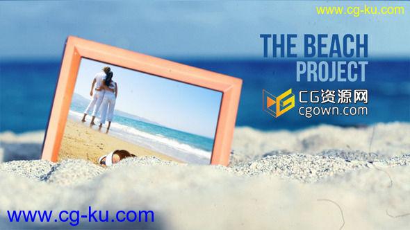 海洋沙滩自然鸟真实风景相册 Videohive The Beach Project AE模板的图片1